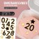 Waffle pictures edible “numbers” for cupcakes, Konfinetta cake, 1 sheet A5