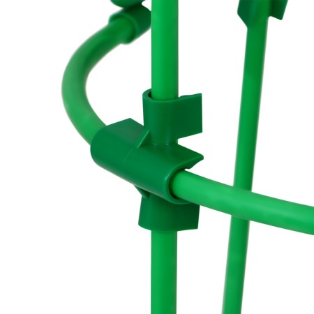 Trellis, 170 × 30 × 1 cm, metal, green, "Clover missile"-2