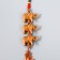 Suspension plastic under the tree "Three elephants with a leaf" 15x4x2 cm