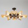 Brussels 26 cm chandelier, D 75 cm, 8x60W E27