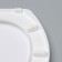 A toilet seat with a lid, snow-white color