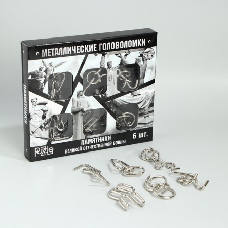 Set of puzzle "Monuments of the Second World War" 6pcs-1