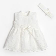 Set: sleeveless dress and crumb of the crumb, 3-6 months, (62-68 cm), 100 % cotton