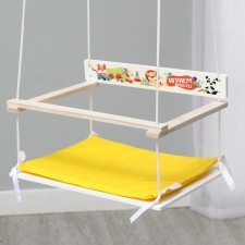 Children's swings with a soft seat 
