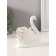 Souvenir Ceramics "Swan with Malyutka" with gold 10x10.5x6 cm
