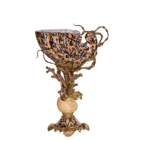 Fruit vase "Patterns", 18 × 23 × 48 cm-1