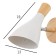 Bra 1067/1wt E27 60W white 20x20x25 cm