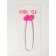 Face massage, 12 × 3.5 cm, 2 rollers, pink color