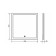 Mirror Comforty Hyacinth 80, LED lighting, contactless sensor, 80x80 cm