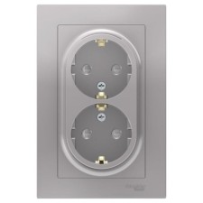 SCHE ATN000326 AtlasDesign, SP, 2 sockets, IP20