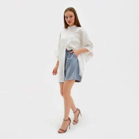 Women's shirt minku: Casual Collection Milk color, river 44-2