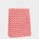 Craft package, red, "broken lines", 33 x 26 x 12 cm