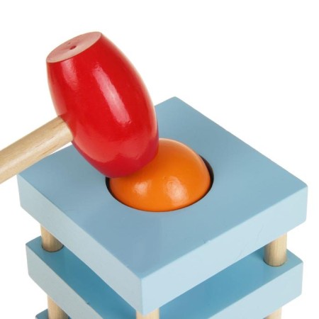 Pink "Animals", hammer, three balls, species mix-2
