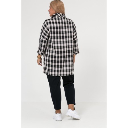 Female shirt, size 54, black color-4