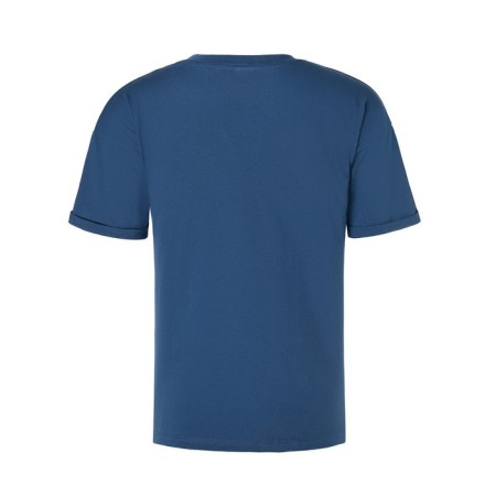 Female T-shirt, dark blue color, size 48-9
