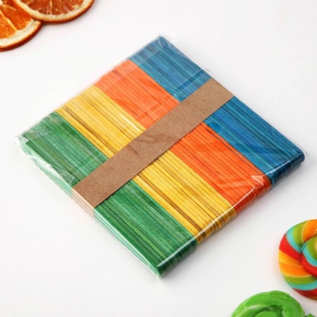 Ice cream sticks “Summer”, set 50 pcs, 11.4 x 1 cm-6