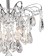 Ceiling lamp 4x60W E27, size 40x40x44 cm