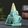 Figure "Owl Librarian" Emerald 9x7x6cm