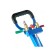 Pneumatic jack AE & t08102A, 2 t, 2-secto, with a pen, 125-300 mm, support 102 mm