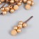 Decor "Bangs with balls" gold 4.5 cm