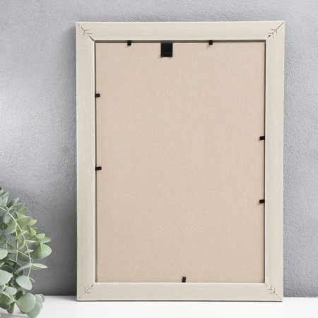 Photo frame Plastic "Mayolik" 21x30 cm, white krakelyur-2