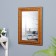 Wall mirror, in the baguette, 33.5 x 43.5 cm