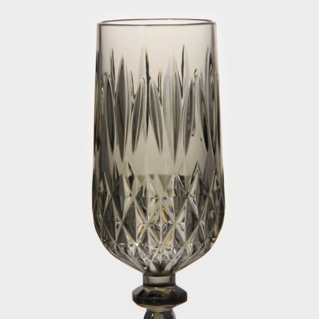 Glass "Frances", 200 ml, 7.6 × 21.5 cm, brown color-1