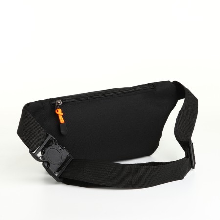 Lightning waist bag, 3 outer pockets, gray/black color-3