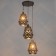 Bayerlux lamp "Kovalce" 3he27 40W black 33x33x35-120cm