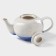 Kettle porcelain harness "Cosmos", 600 ml, blue color