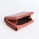 Women's wallet on the button, pink color