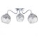 Laurah Laura 3x60W E27 Chrome 54x54x29 cm.