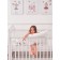 Soft pillow, size 40x60 cm, white color