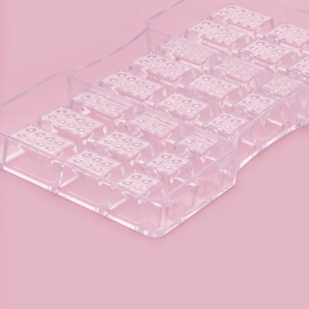 Form for chocolate and sweets "Lego", 24 cells, 20 × 12 × 2.5 cm, depth 1.5 cm-4