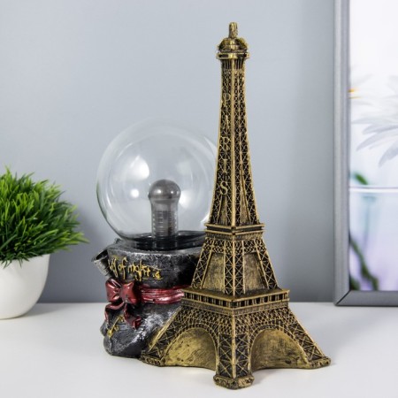 Plasmic ball "Paris" gold 15x10x24 cm Risalux-2