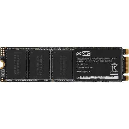 SSD PC Pet Sata-III 512GB PCPS512G1 M.2 2280 OEM-1