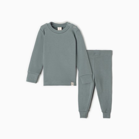 Kit for children's thermo (jumper, pants) minku, khaki color, height 80-86 cm