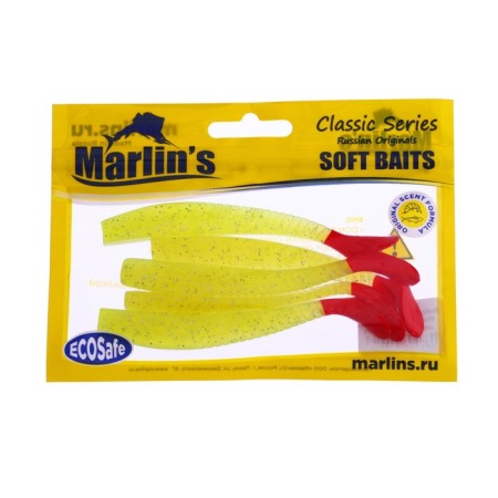 Vibro -hitch Marlin’s Wagtail, 10 cm, 4.8 g, color 029RT, in packaging 5 pcs.-1