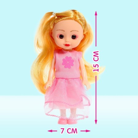 Classic "Masha" doll in a dress, with accessories-1