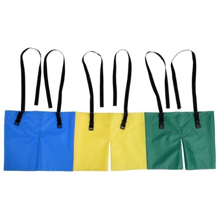 Relay shorts for three, three pants with straps, children's, Mix colors-2