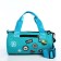 Youth bag with zipper, turquoise color