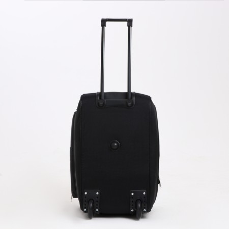 Road bag on wheels, a lightning department, with an increase, an outer pocket, black color-3