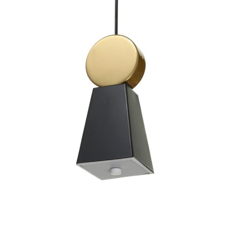 Lamp Bayerlux 2284/1 LED black and gold 10x10x24-124 cm-1