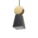 Lamp Bayerlux 2284/1 LED black and gold 10x10x24-124 cm