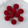 Beads for creativity velvet spraying "Rubin wine" set 10 pcs d = 1.4 cm