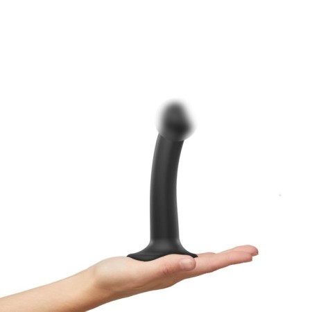 Fallomitator Strap-on-me dual dual demi-realistic bewilder, black S, 17 cm-4