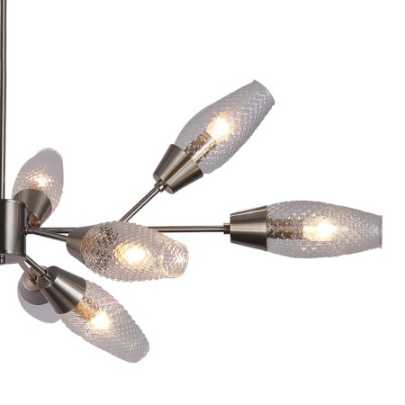Lamp on the rod 12x60W E14, size 105x105x49 cm-2