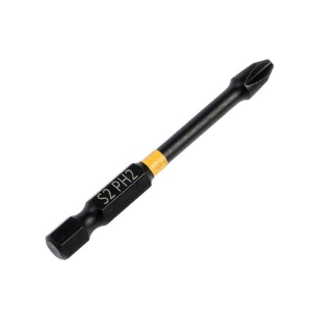 Bit Tundra Profi, Torsion, steel S2, PH2 x 65 mm, plastic case of 10 pcs.-6