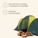 Tart tourist tent, camping maclay massif 4, 4-seater, with vestibule