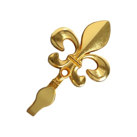One -rod hook for curtains Cappio KC113, color gold, 2 pcs-5